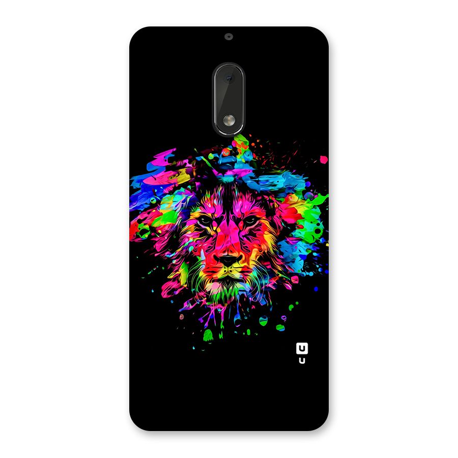 Artistic Lion Art Splash Back Case for Nokia 6