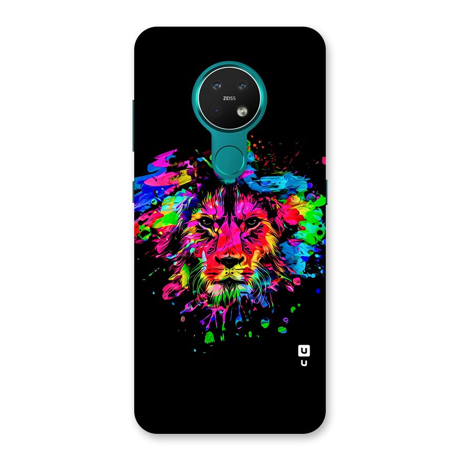 Artistic Lion Art Splash Back Case for Nokia 7.2