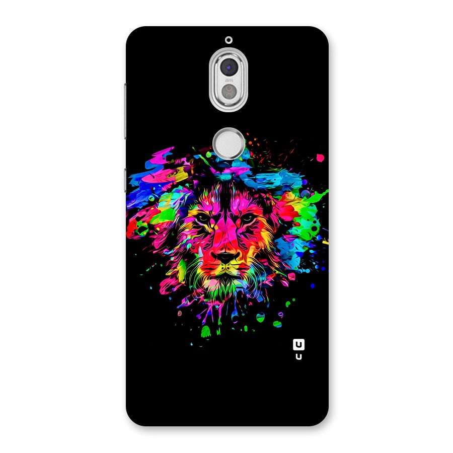 Artistic Lion Art Splash Back Case for Nokia 7