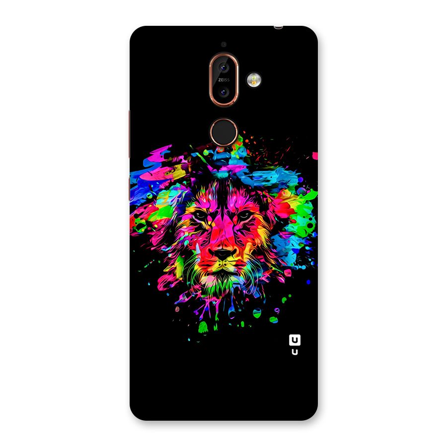 Artistic Lion Art Splash Back Case for Nokia 7 Plus