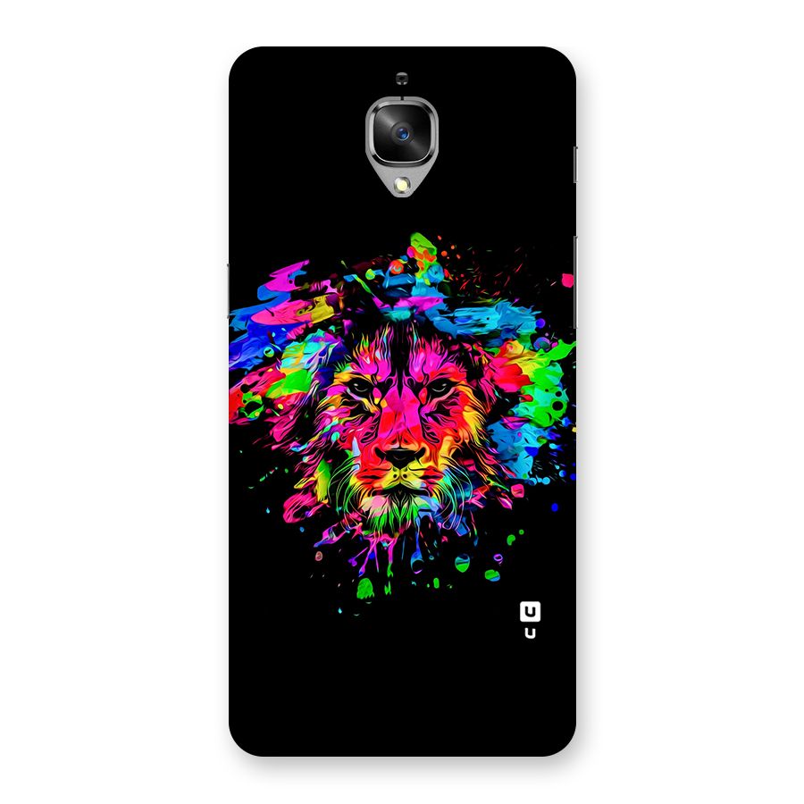 Artistic Lion Art Splash Back Case for OnePlus 3