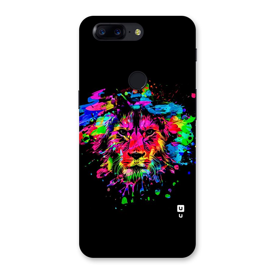 Artistic Lion Art Splash Back Case for OnePlus 5T