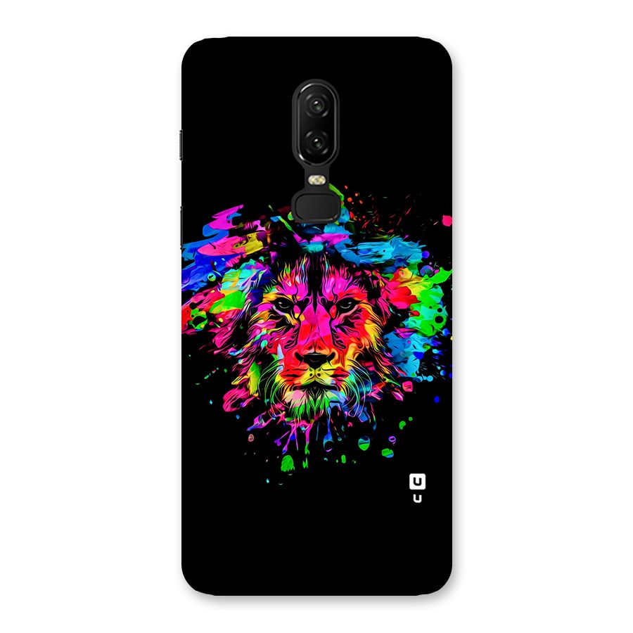 Artistic Lion Art Splash Back Case for OnePlus 6