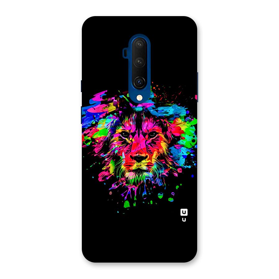 Artistic Lion Art Splash Back Case for OnePlus 7T Pro