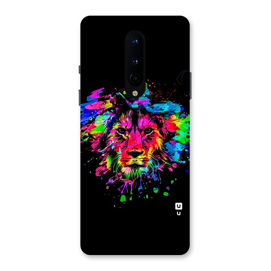 Artistic Lion Art Splash Back Case for OnePlus 8
