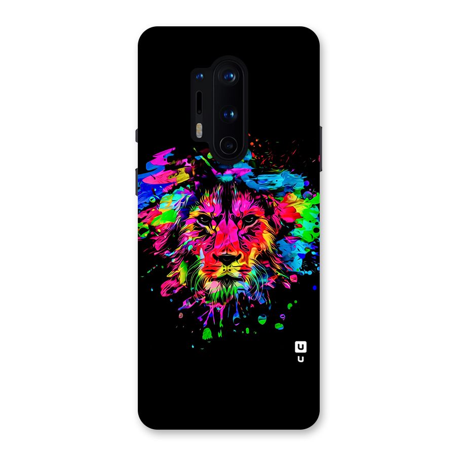Artistic Lion Art Splash Back Case for OnePlus 8 Pro