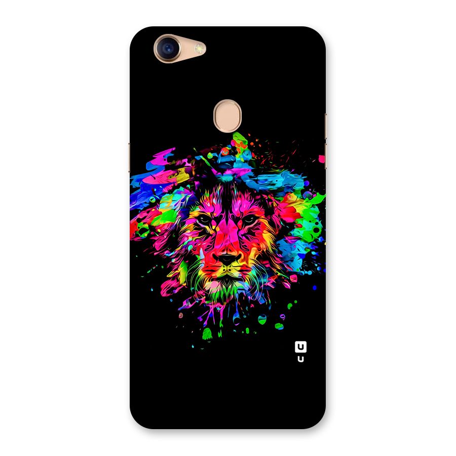 Artistic Lion Art Splash Back Case for Oppo F5 Youth