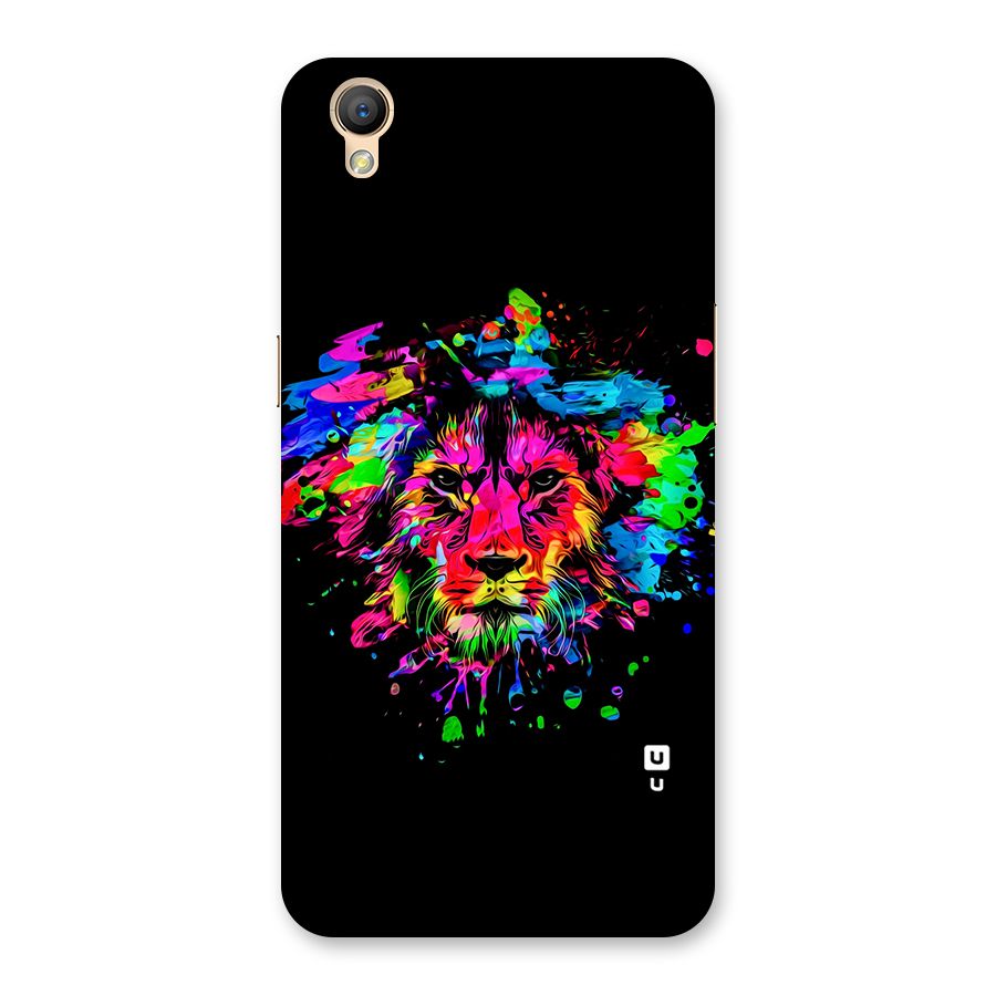 Artistic Lion Art Splash Back Case for Oppo A37