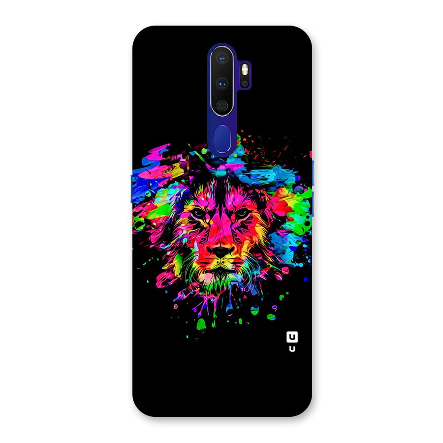 Artistic Lion Art Splash Back Case for Oppo A9 (2020)