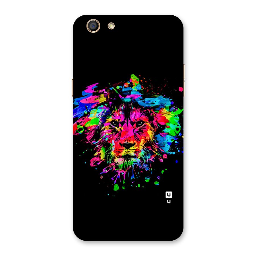 Artistic Lion Art Splash Back Case for Oppo F3