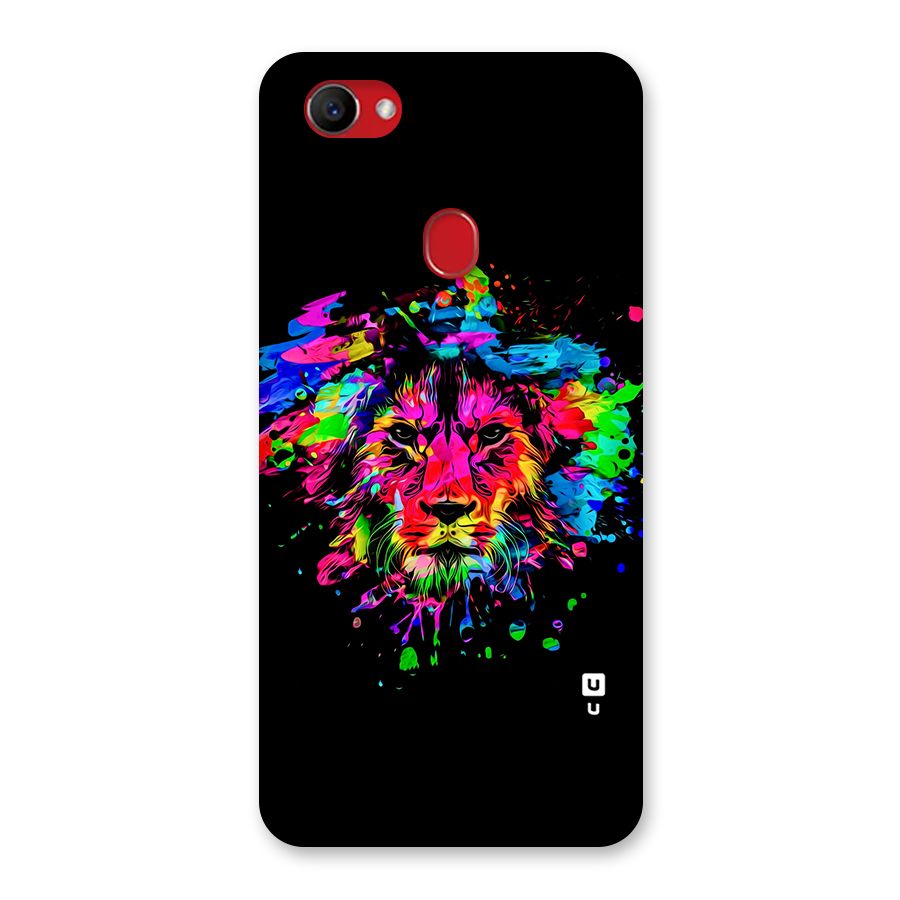 Artistic Lion Art Splash Back Case for Oppo F7