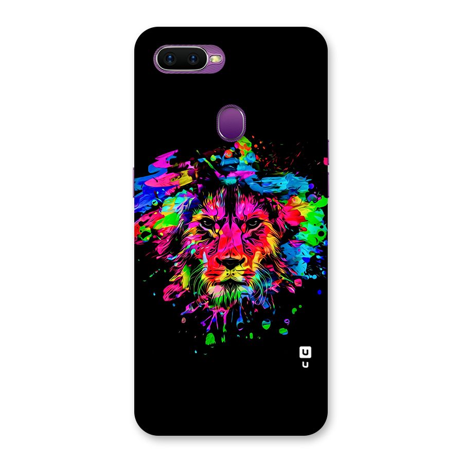Artistic Lion Art Splash Back Case for Oppo F9