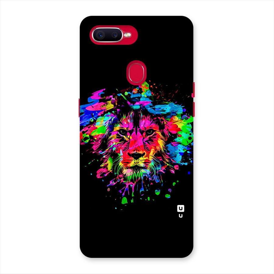Artistic Lion Art Splash Back Case for Oppo F9 Pro