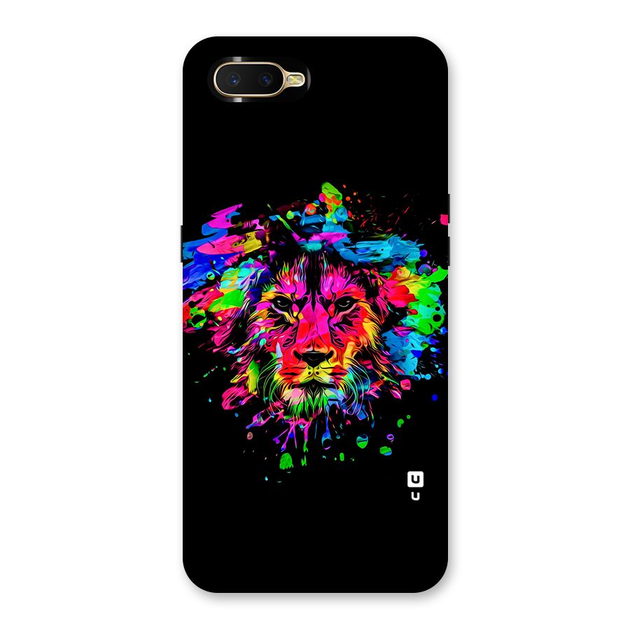 Artistic Lion Art Splash Back Case for Oppo K1