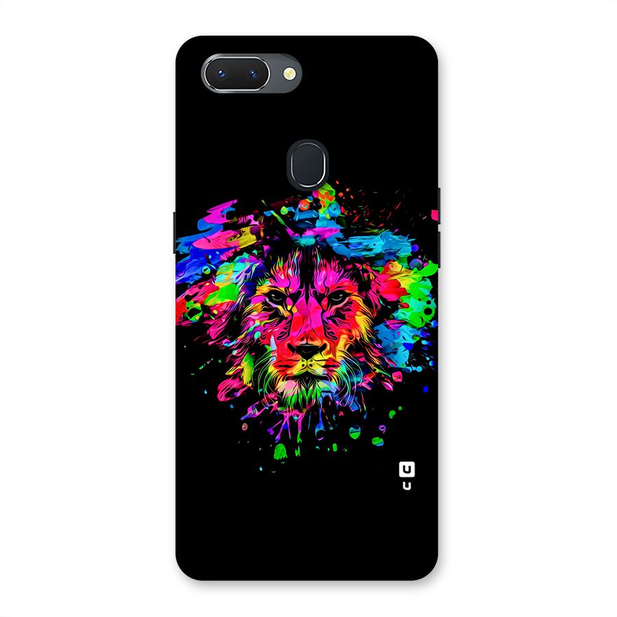 Artistic Lion Art Splash Back Case for Oppo Realme 2