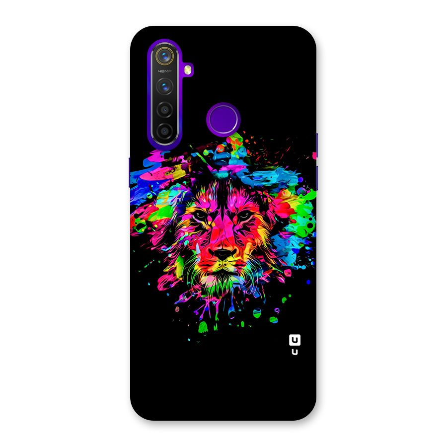 Artistic Lion Art Splash Back Case for Realme 5 Pro