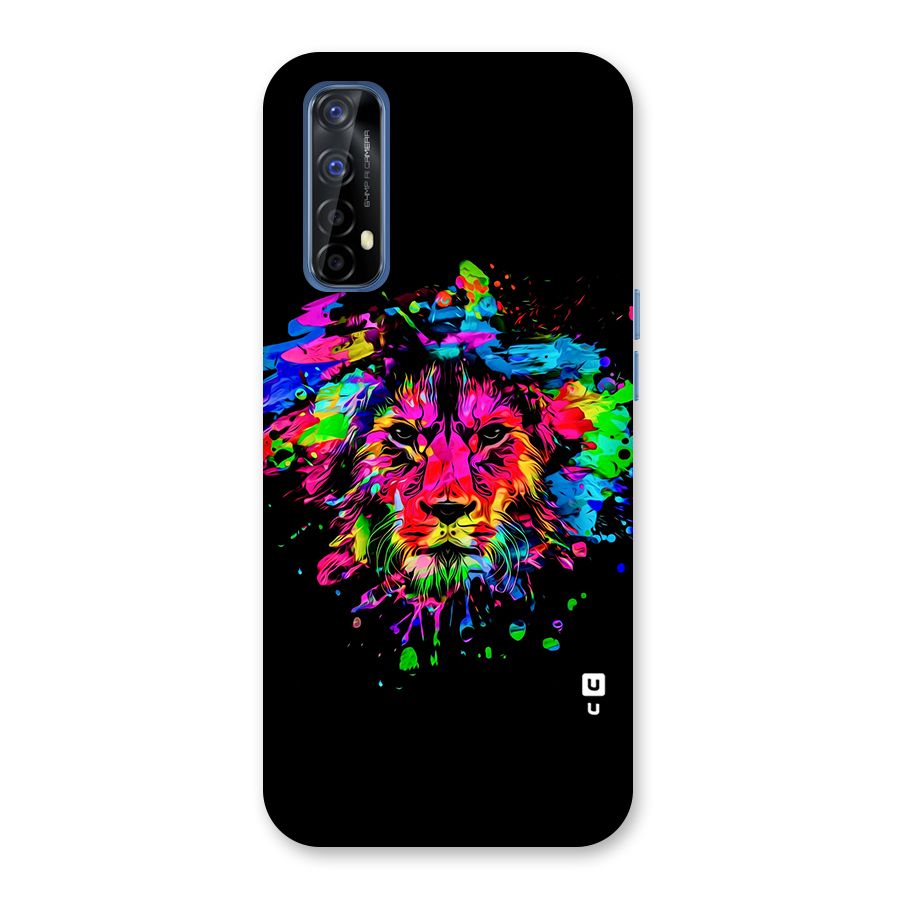 Artistic Lion Art Splash Back Case for Realme 7