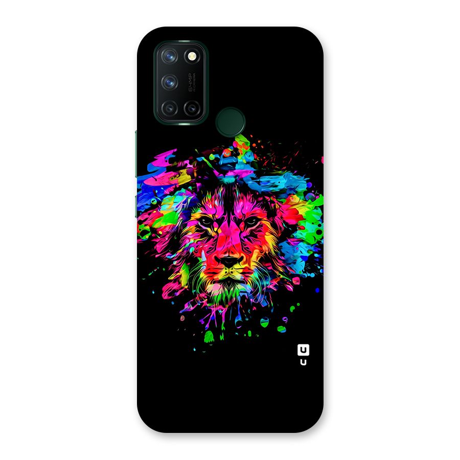 Artistic Lion Art Splash Back Case for Realme 7i
