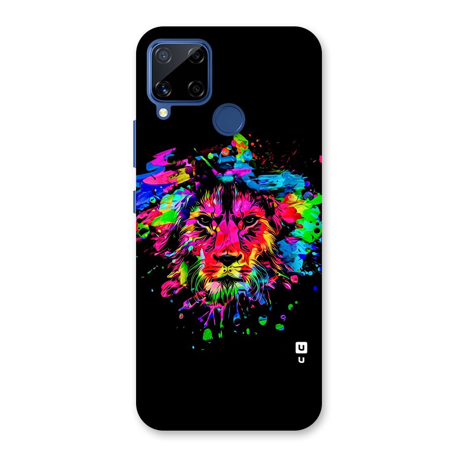Artistic Lion Art Splash Back Case for Realme C15
