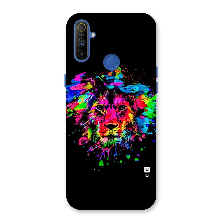 Artistic Lion Art Splash Back Case for Realme Narzo 10A