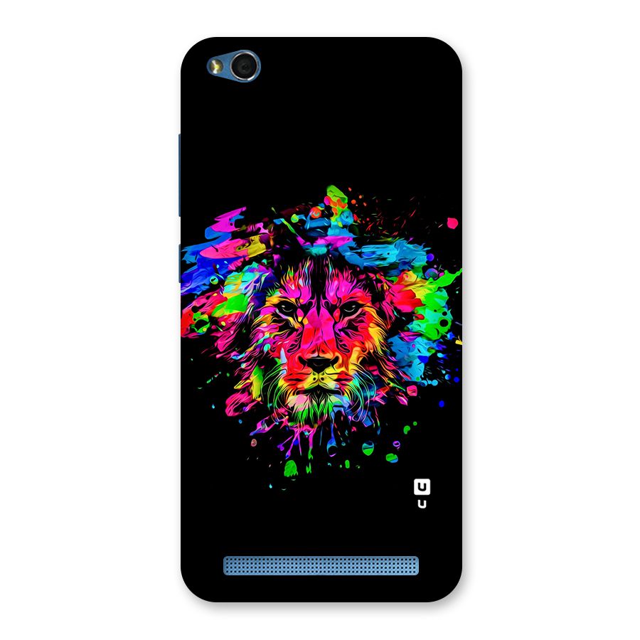 Artistic Lion Art Splash Back Case for Redmi 5A