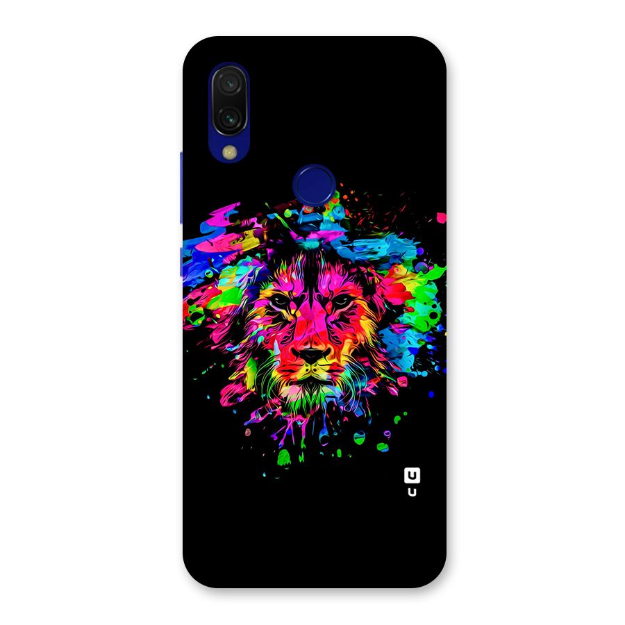 Artistic Lion Art Splash Back Case for Redmi 7
