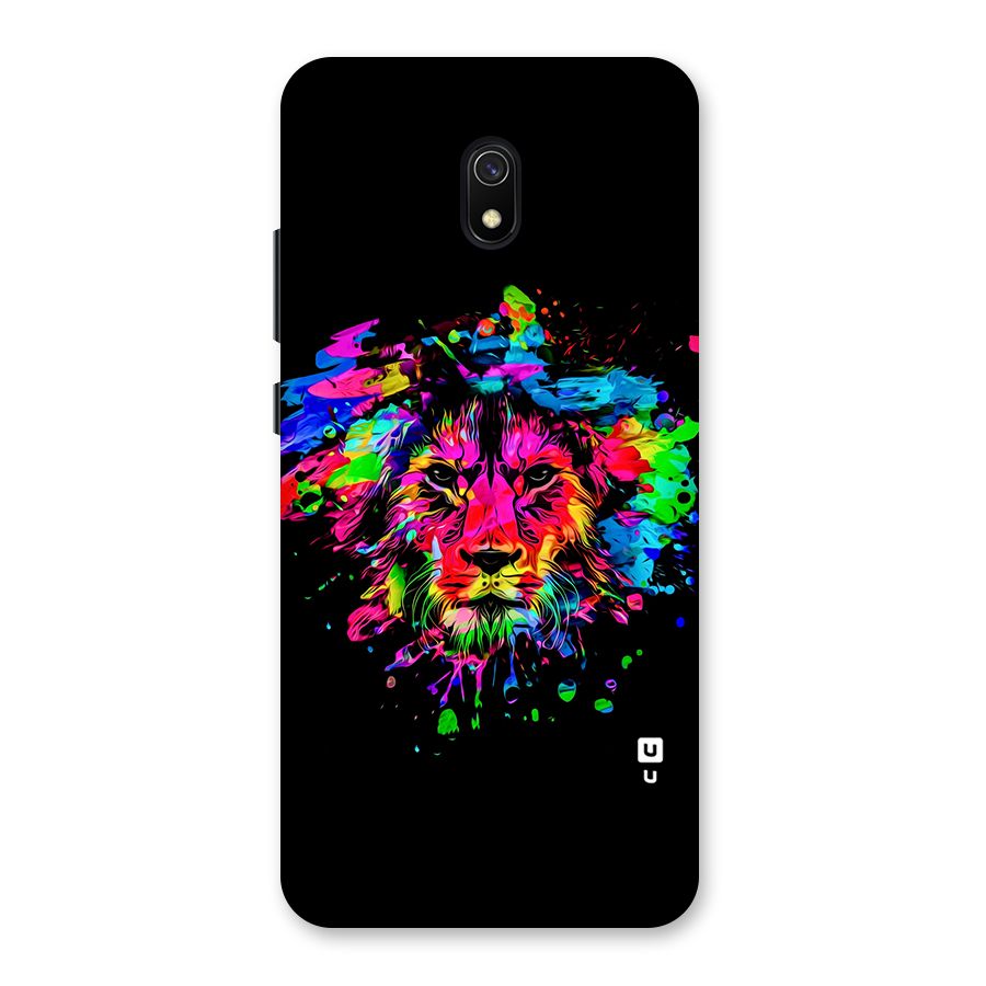 Artistic Lion Art Splash Back Case for Redmi 8A