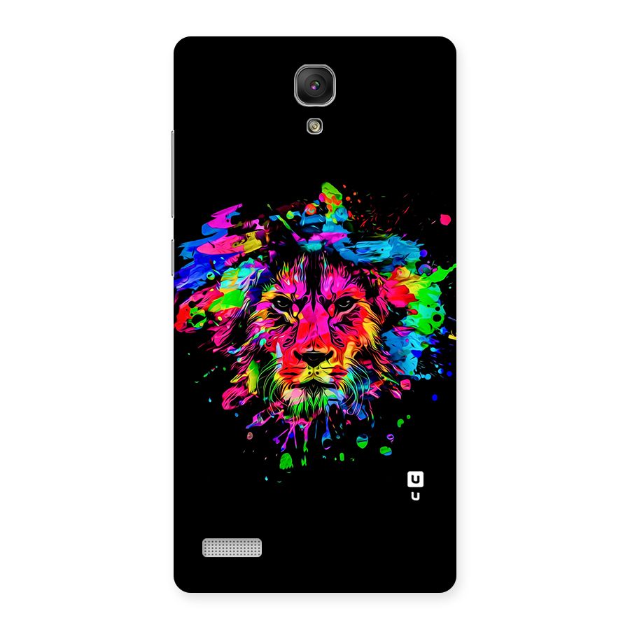Artistic Lion Art Splash Back Case for Redmi Note