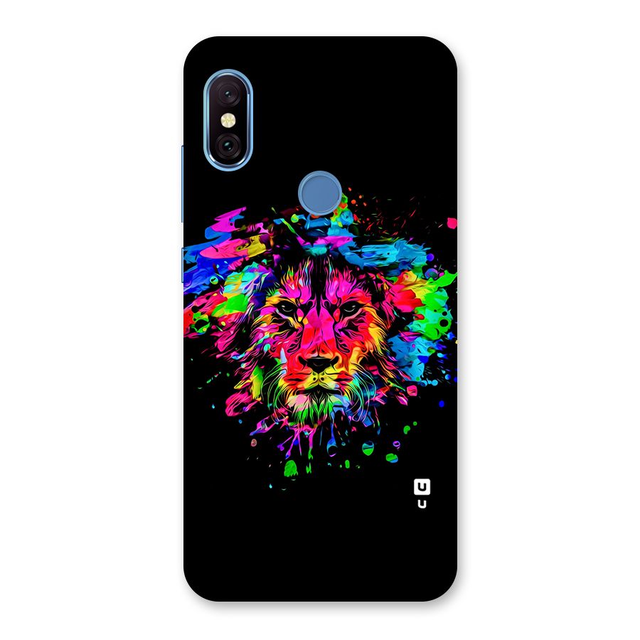 Artistic Lion Art Splash Back Case for Redmi Note 6 Pro