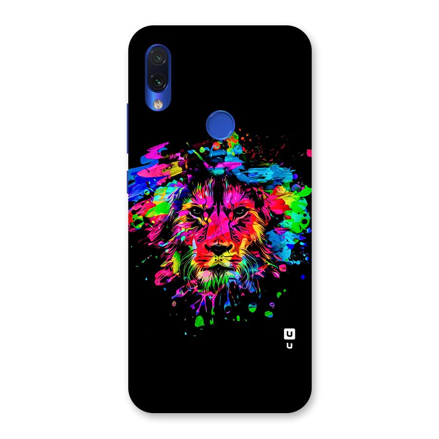 Artistic Lion Art Splash Back Case for Redmi Note 7
