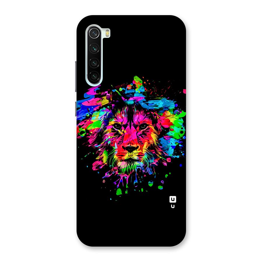 Artistic Lion Art Splash Back Case for Redmi Note 8