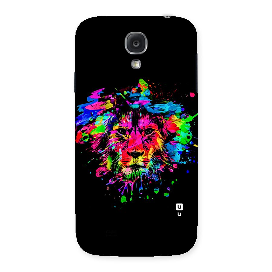 Artistic Lion Art Splash Back Case for Samsung Galaxy S4
