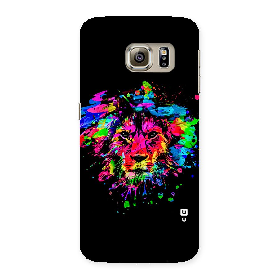 Artistic Lion Art Splash Back Case for Samsung Galaxy S6 Edge