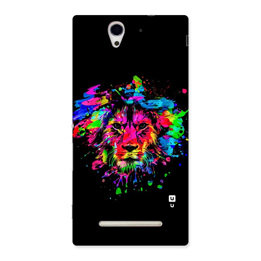 Artistic Lion Art Splash Back Case for Sony Xperia C3