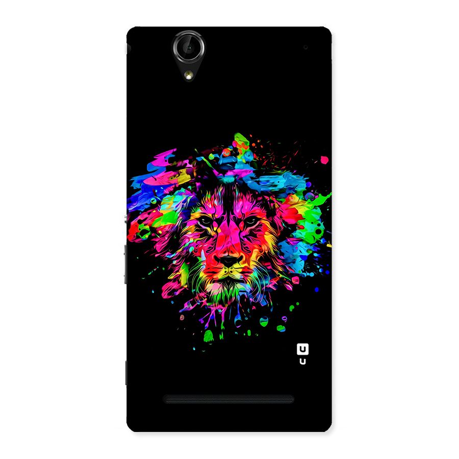 Artistic Lion Art Splash Back Case for Sony Xperia T2