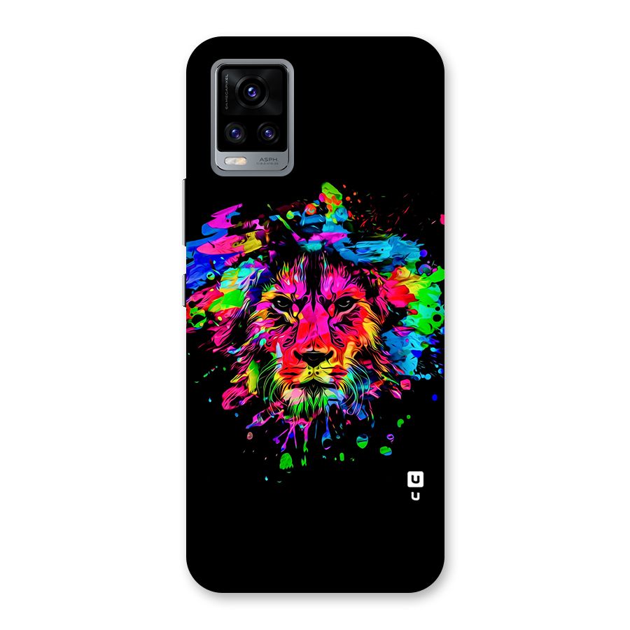 Artistic Lion Art Splash Back Case for Vivo V20