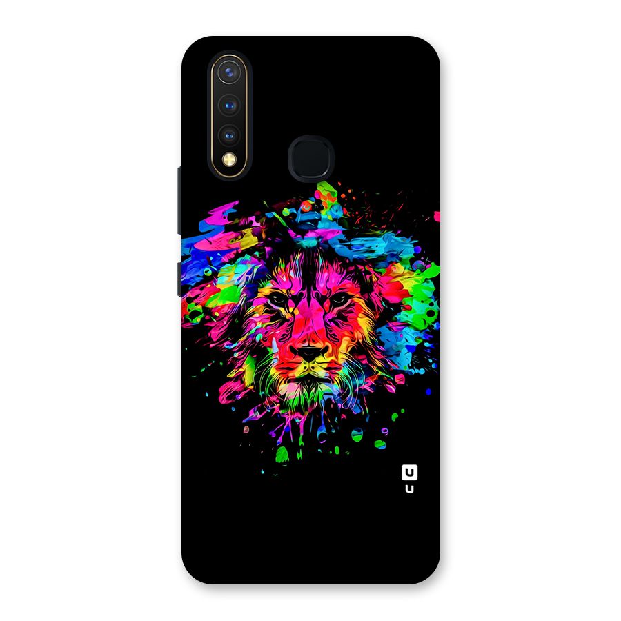 Artistic Lion Art Splash Back Case for Vivo Y19