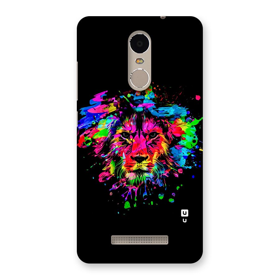 Artistic Lion Art Splash Back Case for Xiaomi Redmi Note 3