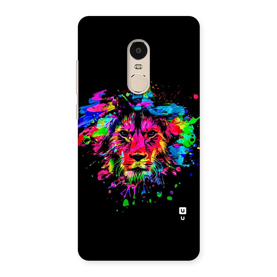 Artistic Lion Art Splash Back Case for Xiaomi Redmi Note 4