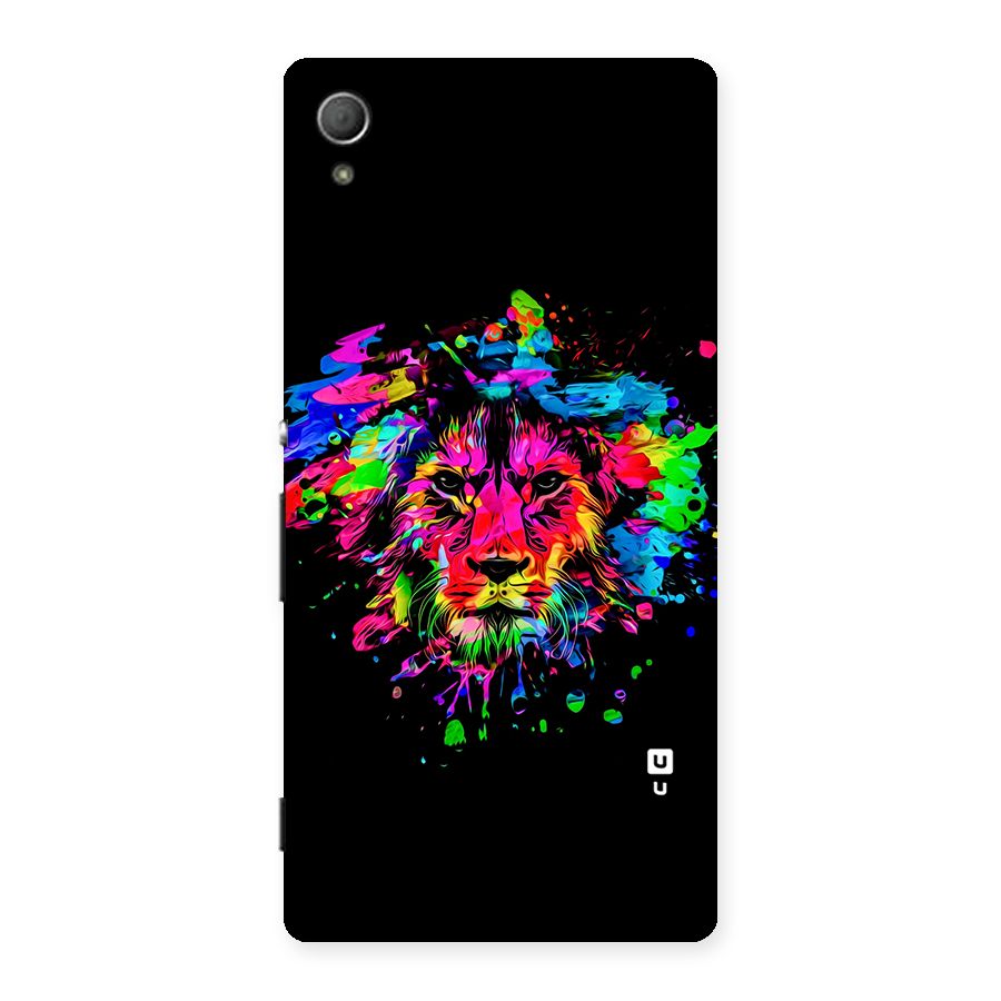 Artistic Lion Art Splash Back Case for Xperia Z4