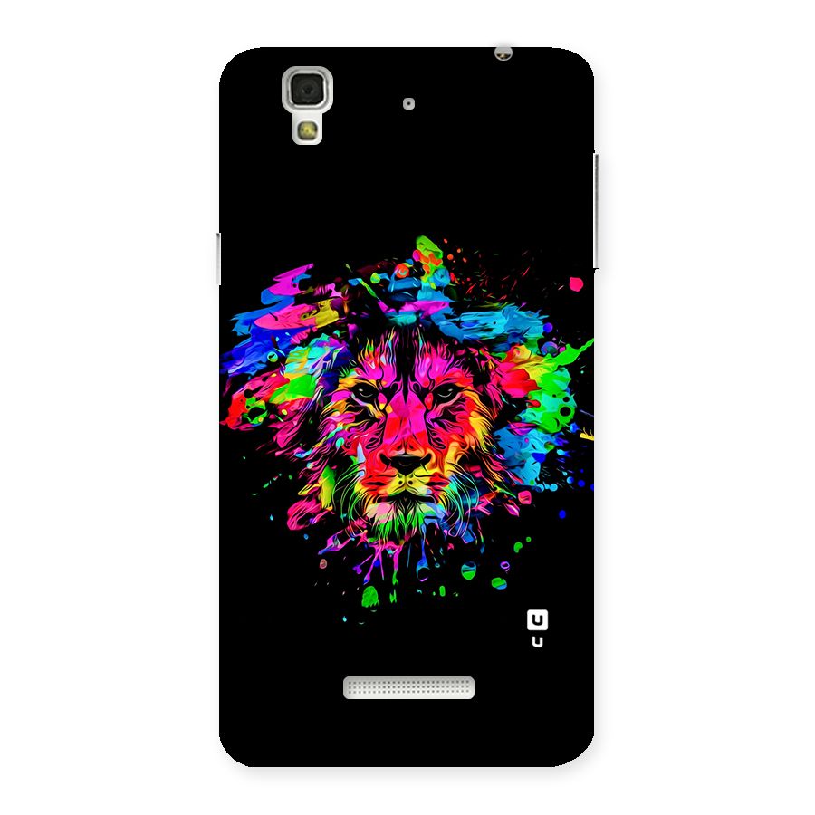 Artistic Lion Art Splash Back Case for YU Yureka Plus