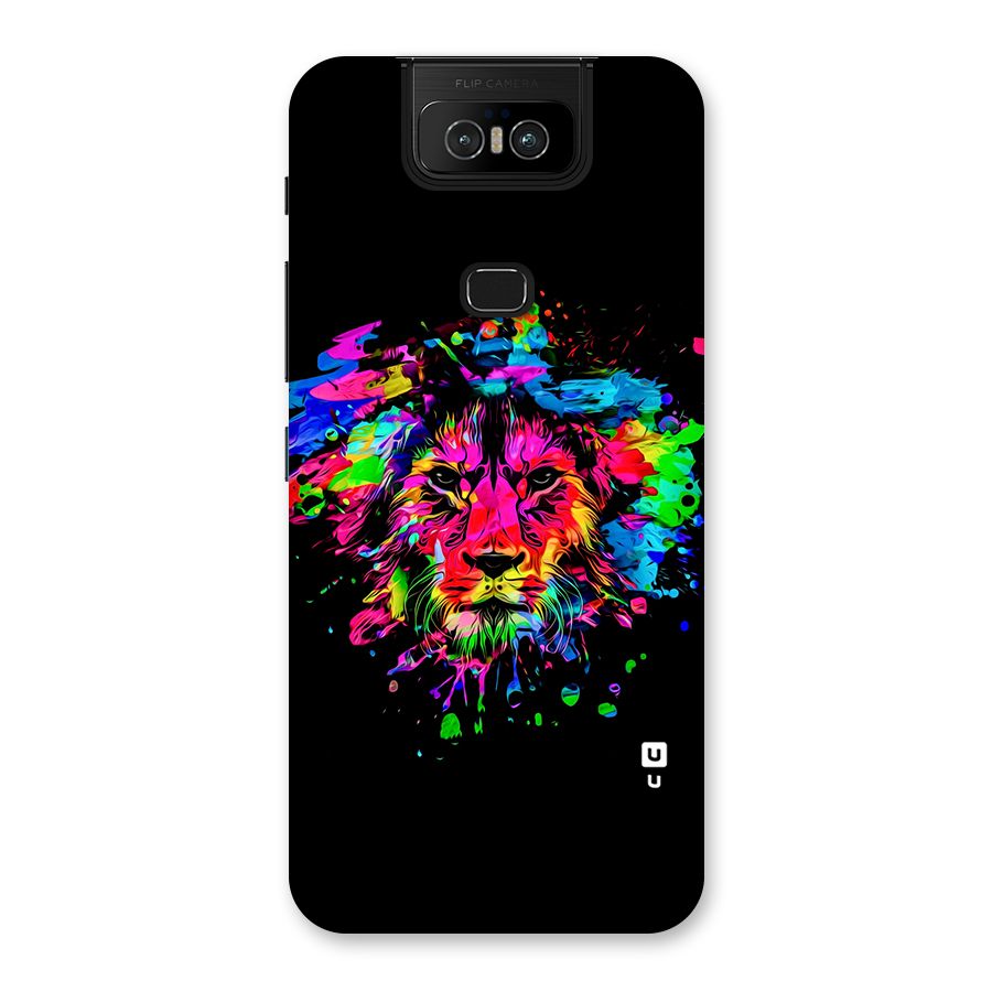 Artistic Lion Art Splash Back Case for Zenfone 6z