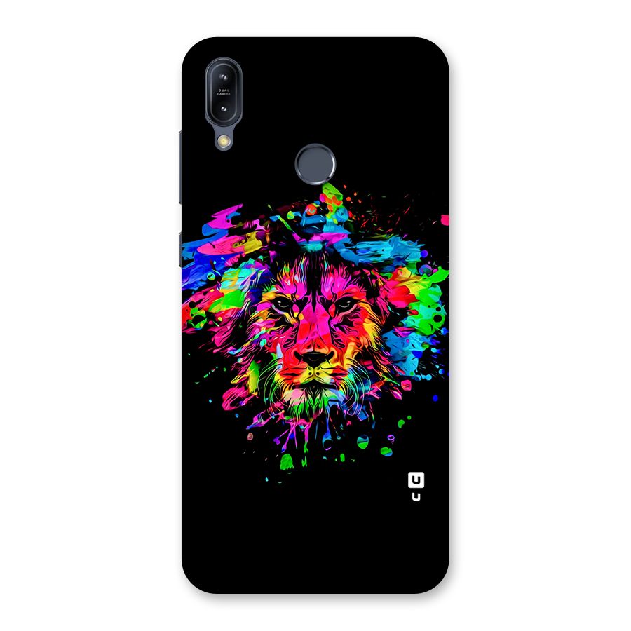 Artistic Lion Art Splash Back Case for Zenfone Max M2