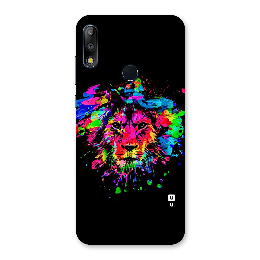 Artistic Lion Art Splash Back Case for Zenfone Max Pro M2