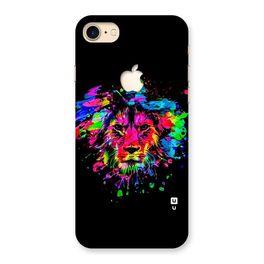 Artistic Lion Art Splash Back Case for iPhone 7 Apple Cut