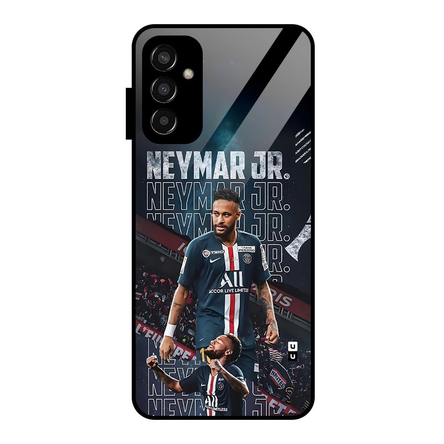 Artistic Striker Glass Back Case for Galaxy F13