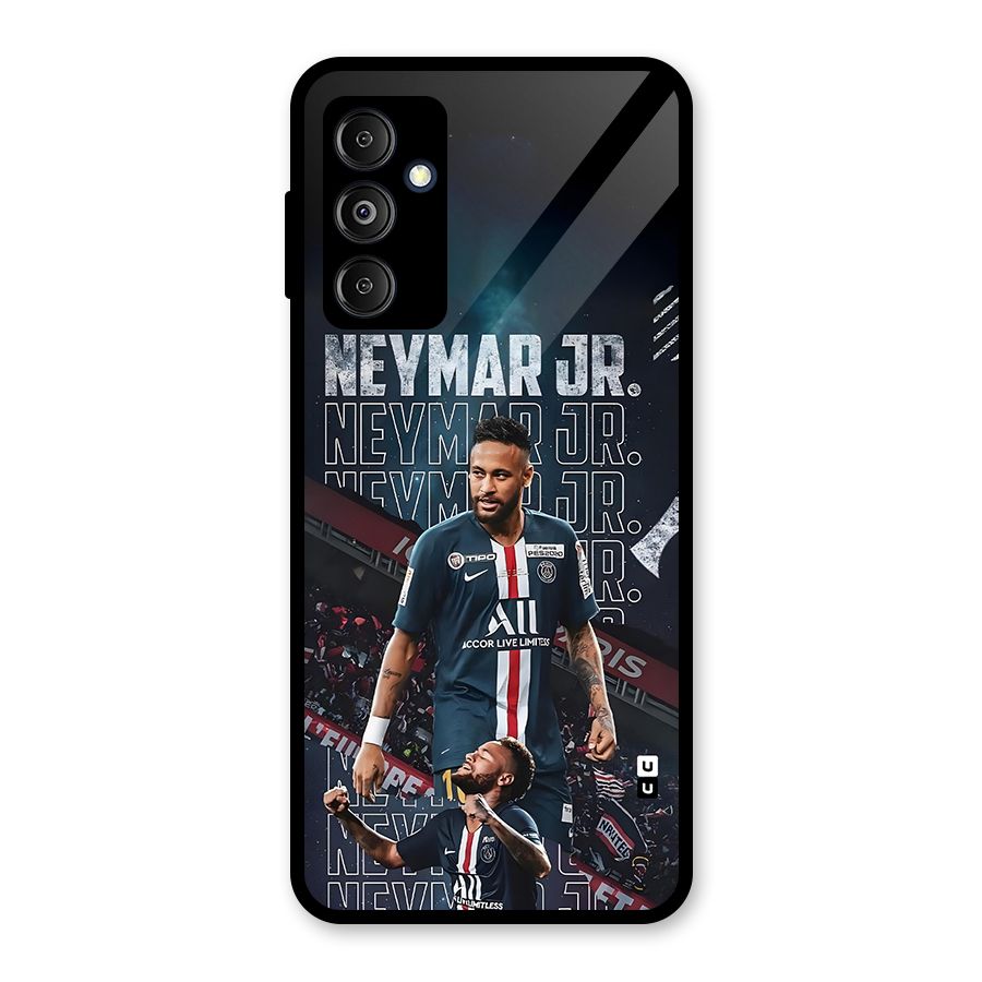 Artistic Striker Glass Back Case for Galaxy M14 5G