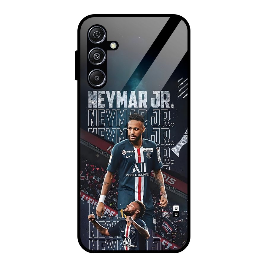 Artistic Striker Glass Back Case for Galaxy M34 5G