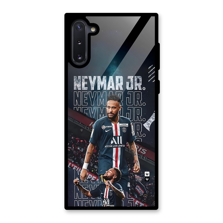 Artistic Striker Glass Back Case for Galaxy Note 10