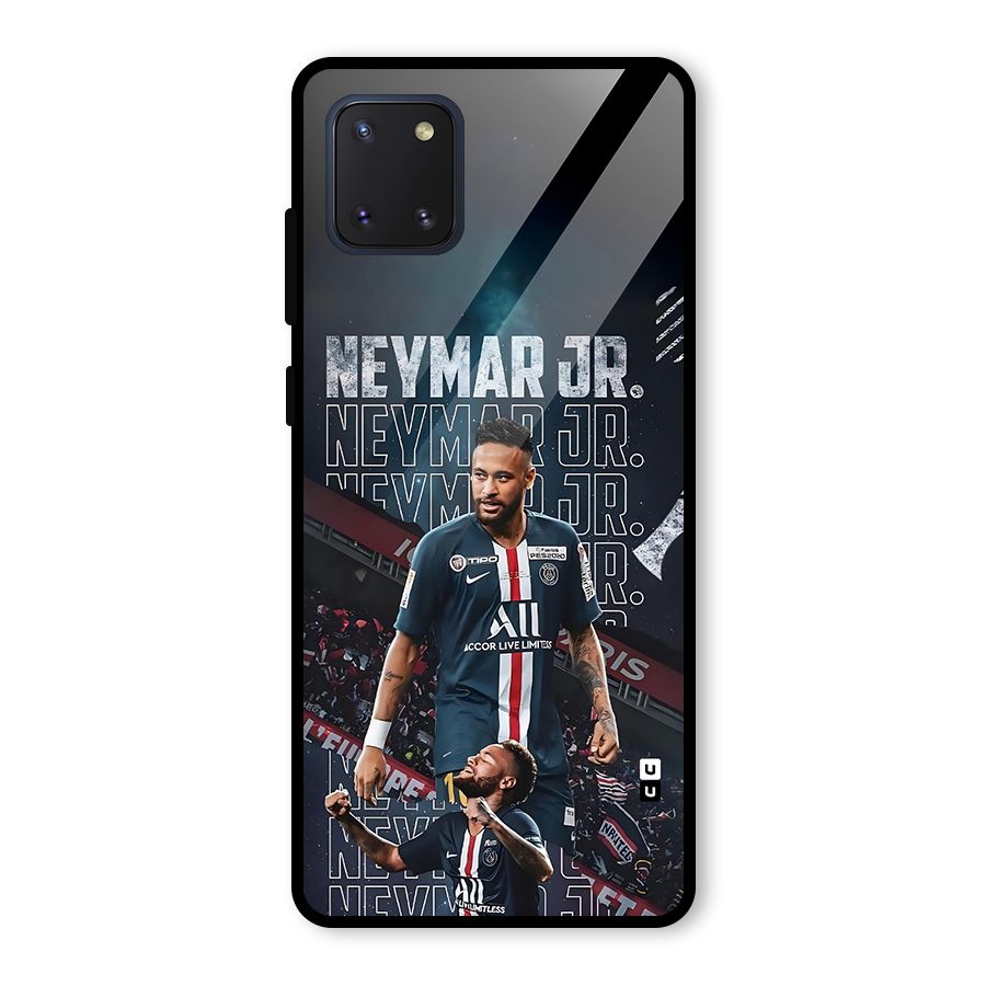 Artistic Striker Glass Back Case for Galaxy Note 10 Lite